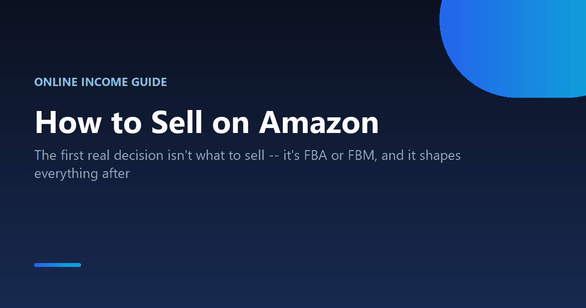 How to sell on Amazon, from account setup to FBA vs FBM
