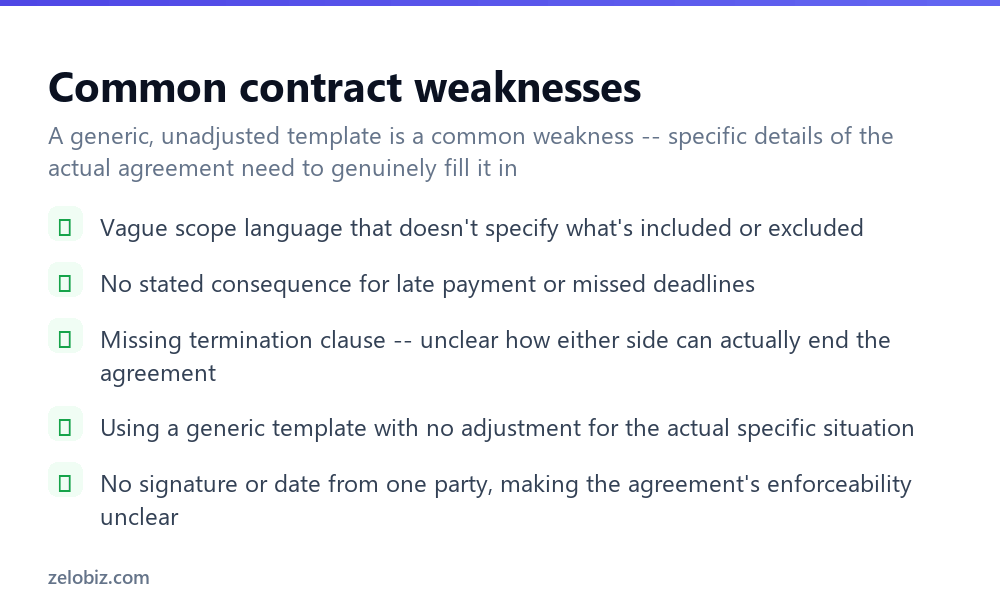 How to Write a Contract (That Actually Protects Both Sides) 4 Common weaknesses to avoid when writing a contract