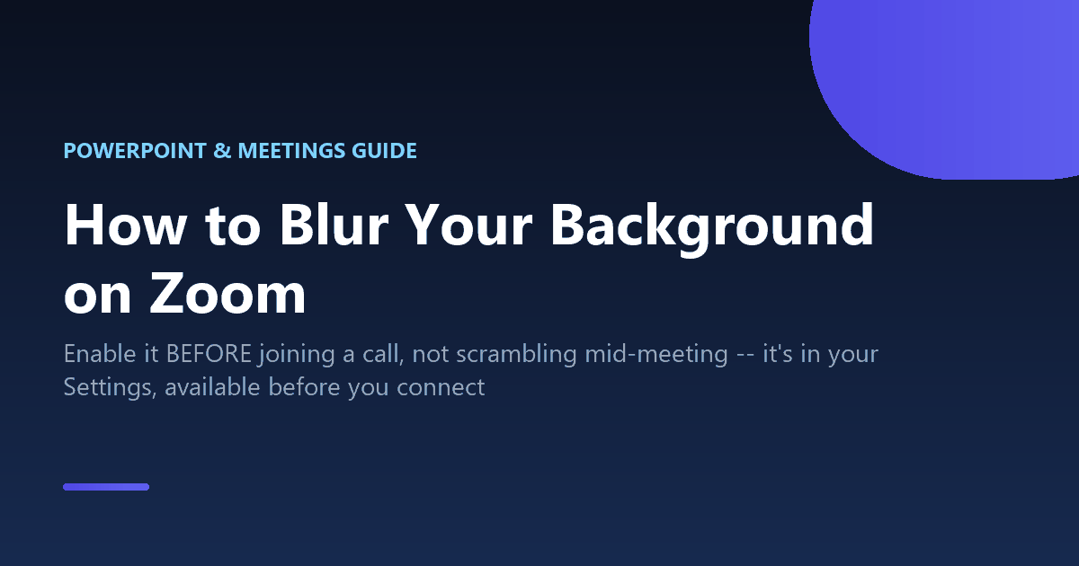How to blur your background on Zoom, on desktop and mobile