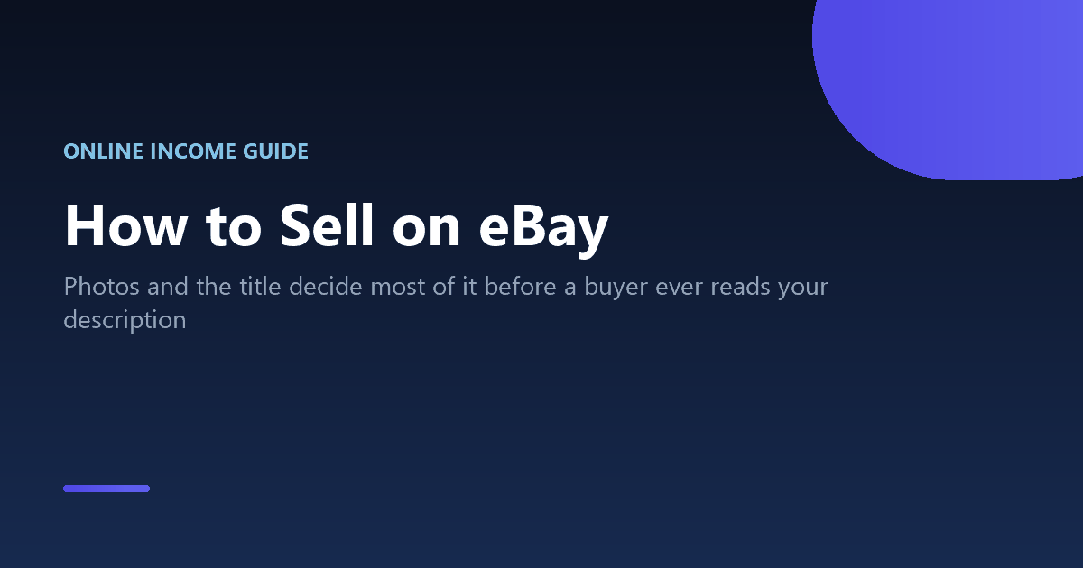 How to sell on eBay, from your first listing to fees and shipping