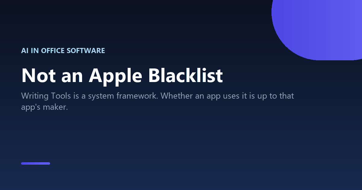 Why Writing Tools Doesn't Work in WhatsApp 2 Why Apple Intelligence Writing Tools doesn't appear in every app