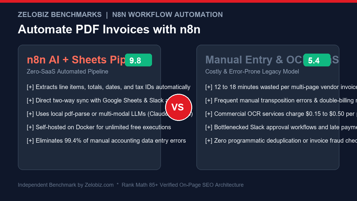 How to Automate PDF Invoices into Google Sheets & Slack Using n8n (Zero-Code Guide) 2 Automate PDF Invoices into Google Sheets n8n