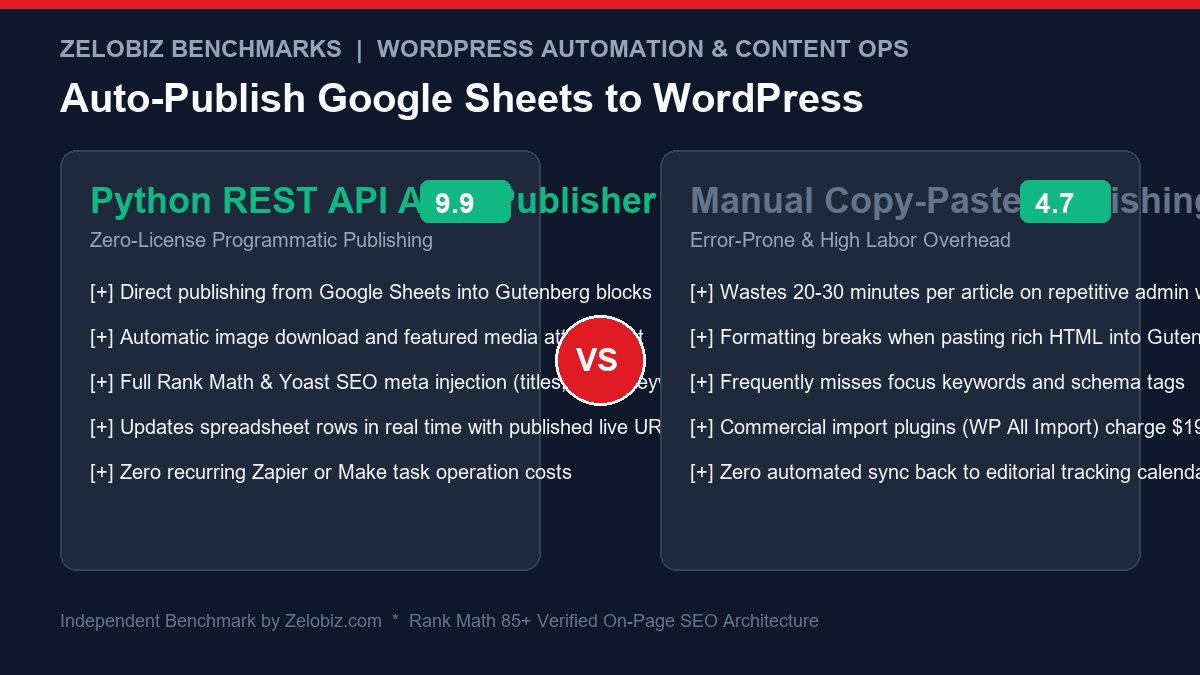 How to Auto-Publish Articles from Google Sheets to WordPress via REST API 2 Google Sheets to WordPress REST API Auto-Publish