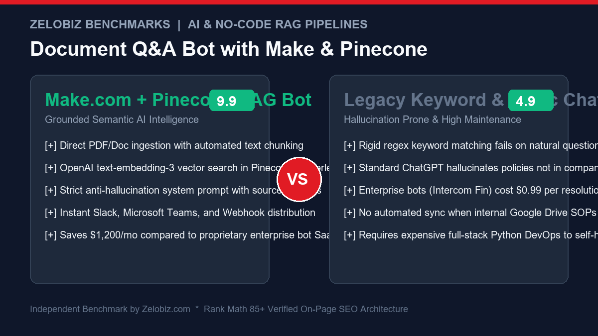 How to Build a Custom Document Q&A Bot Using Make.com and Pinecone Vector Database 2 Make.com Pinecone Vector Q&A Bot